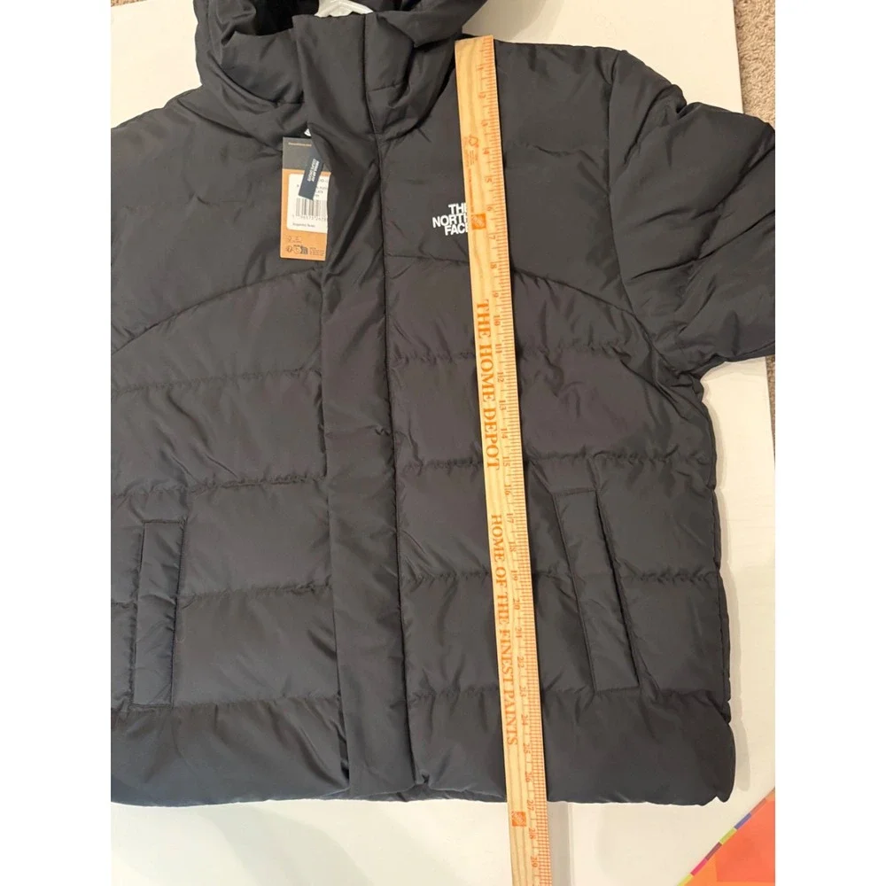 The North Face Mens Baltic 600 Fill Down Puffer Hooded Jacket Black size L